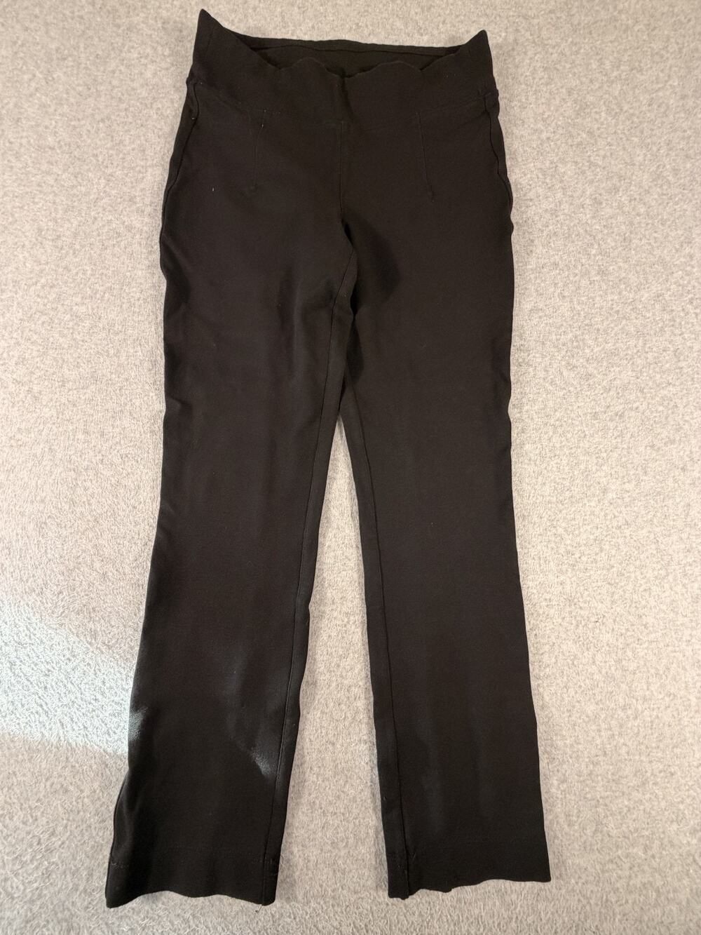 KIT & ACE womens size 8 black pull on straight leg cropped high rise pants